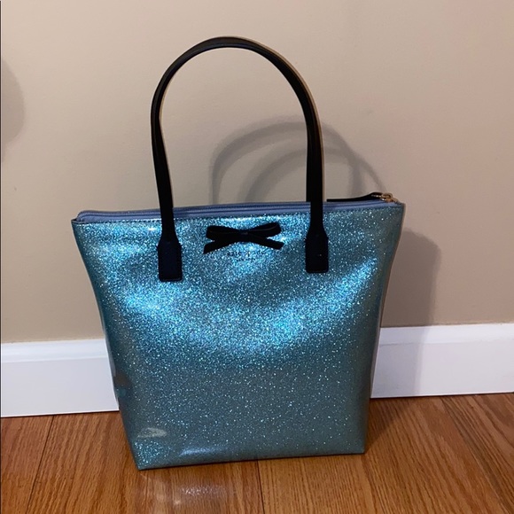 blue sparkle Kate Spade purse!!